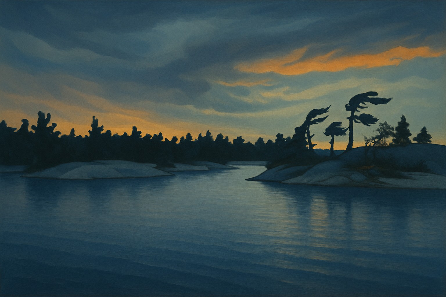 Edge of Evening by J. Warren Wood